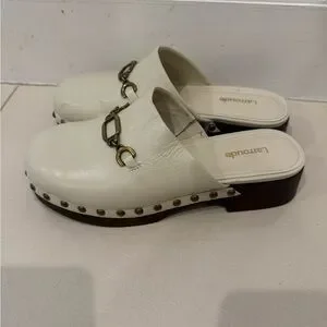 Larroude | Shoes | Larroude Zuzi Bit Mule In Ivory Leather  display picture 1